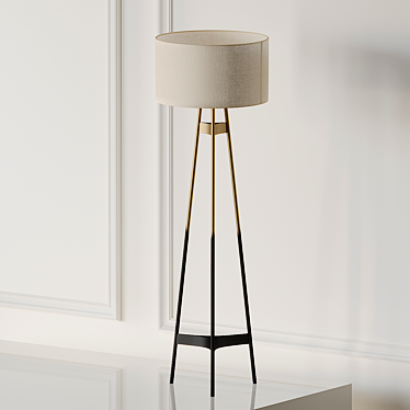 Ombre Glow Floor Lamp by CB2 3D model image 1 