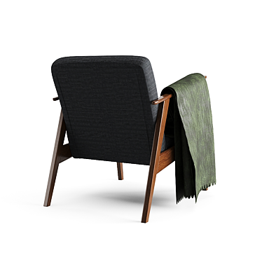 Cozy and Stylish IKEA EKENÄSET Armchair 3D model image 1 