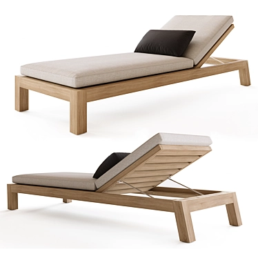 Restoration Hardware BONAIRE CHAISE 3D model image 1 