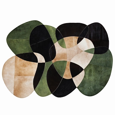 Luxurious Cowhide Carpet by Kare Design 3D model image 1 