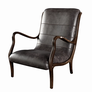 Elegant Tribeca Armchair 3D model image 1 