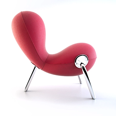 Modern Embryo Chair: Innovative Design & Comfort 3D model image 1 