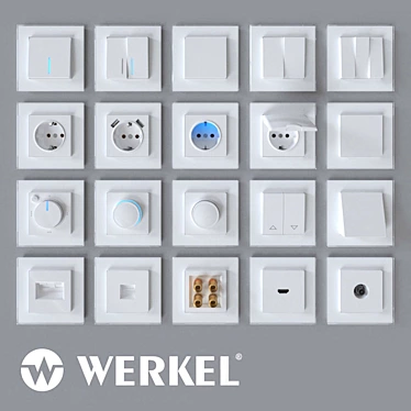 Werkel Electrical Essentials: Sockets & Switches 3D model image 1 