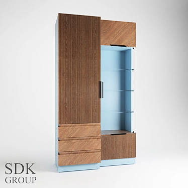 Glisse cabinet display cabinet