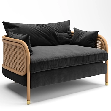 Heatherfield Armchair: Elegant, Versatile & Stylish 3D model image 1 
