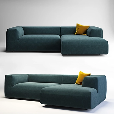 Stylish Montis Aztec Sofa 3D model image 1 