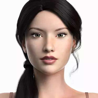 Cinderella: High-Quality 3D Character 3D model image 1 