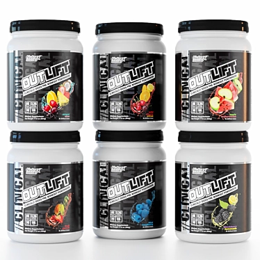 Powerful Pre-Workout Fuel Nitrocharge 3D model image 1 