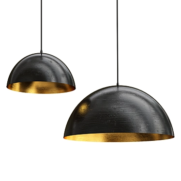 Stunning Luna Pendant Lights 3D model image 1 