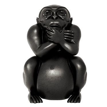 Zara Home Monkey Pillow 3D model image 1 