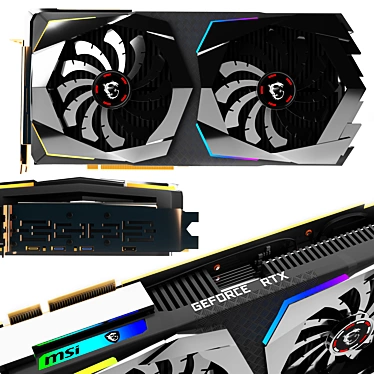  Ultimate Graphics Power: Nvidia MSI RTX 2070 Super 3D model image 1 