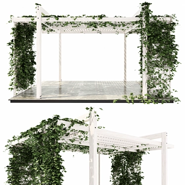 Versatile Pergola 3D Model 3D model image 1 