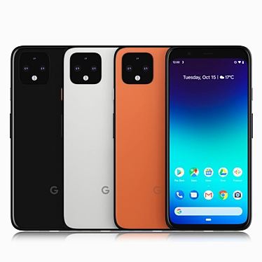 Google Pixel 4: Brilliant Colors, Superb Performance 3D model image 1 