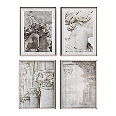 Antique Architectural Elements: Stunning Photo Collection 3D model image 1 