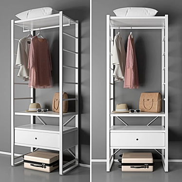 IKEA Elvarli 2 Set - Modern Storage Solution 3D model image 1 