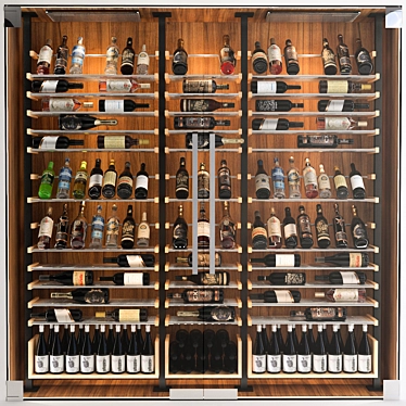 JC Wine Cabinet 6: Stylish and Spacious Storage 3D model image 1 