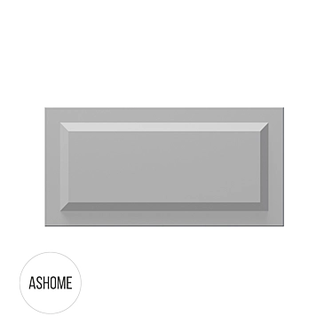 ASHOME 3D Wall Tiles: Stylish & Versatile 3D model image 1 