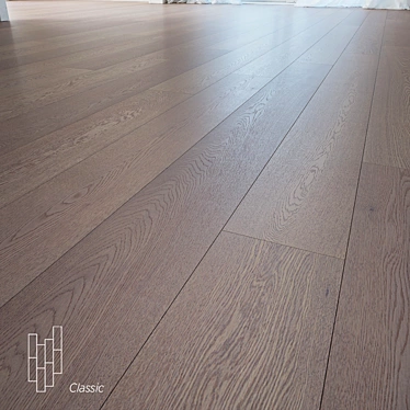 Elegant Oak Flooring: Capri Collection 3D model image 1 