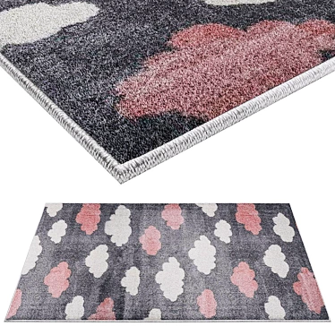 Jazzy 06917b Turkish Polyester Rug 3D model image 1 