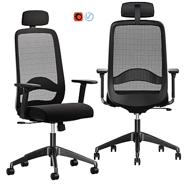CAROT-A Ergonomic Chair 3D model image 1 
