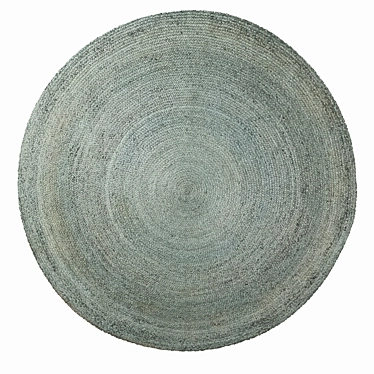 La Forma Dip Jute Carpet - Natural Elegance for Your Home 3D model image 1 