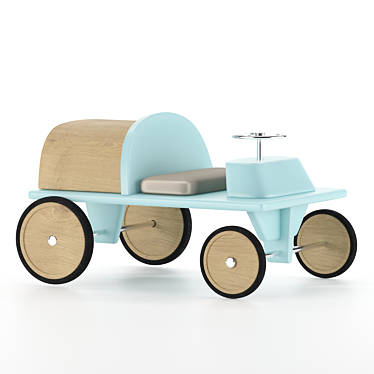 Blue Baby Car: 2014 Version with Multiple Formats 3D model image 1 