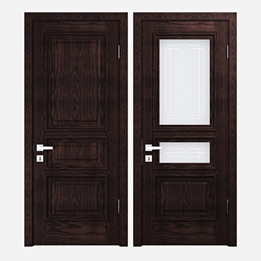 Classic Elegance: Ravena Doors 3D model image 1 