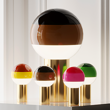 Dipping Light Table Lamp: A Sublime Illumination 3D model image 1 