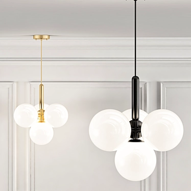 Elegant Raffin Design Lamps 3D model image 1 