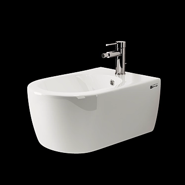 Ceramica Nova Simple Hanging Bidet 3D model image 1 