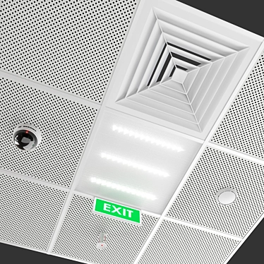 Versatile Armstrong Ceiling 3D model image 1 