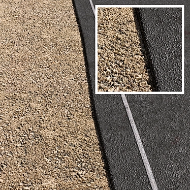 High-Quality Road Asphalt 3D model image 1 