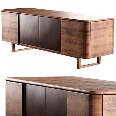 Grilli York Sideboard: Elegant and Functional Home Storage 3D model image 1 