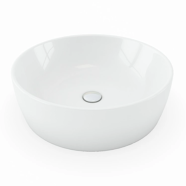 Minimalist 48cm Basin 3D model image 1 