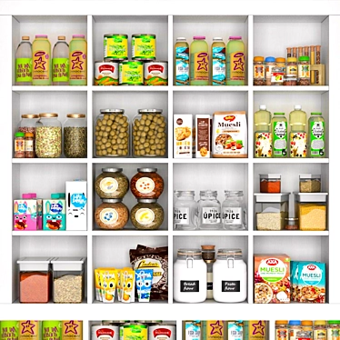 Preserve & Spice Rack 3D model image 1 