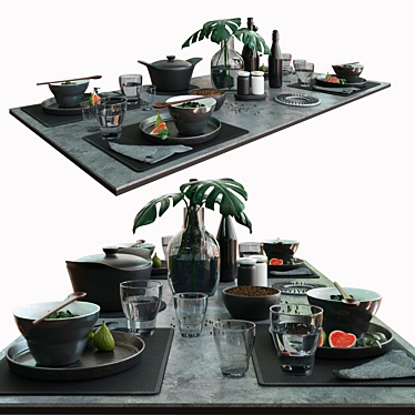 Table setting vipp dark