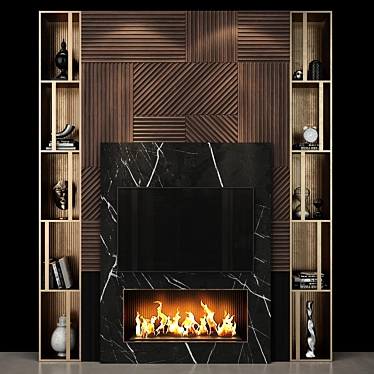 Modern TV Wall Set 52: Stylish Design by Studia 54 3D model image 1 