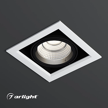 Adjustable Accent LED Recessed Downlight 3D model image 1 