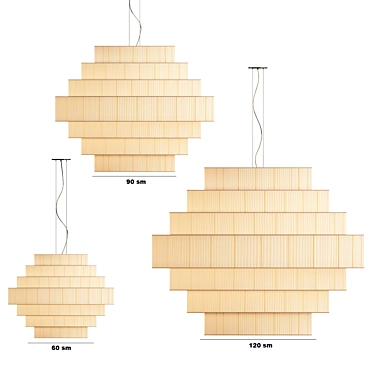 Modern Bover Pendant Collection 3D model image 1 