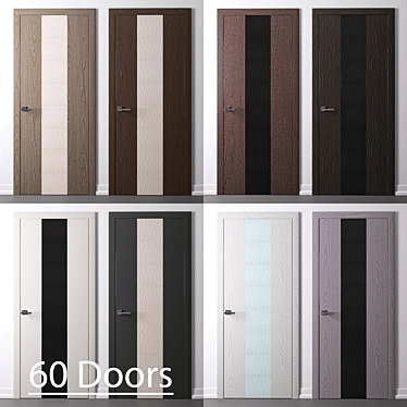 Title: Sofia Rain Door: Customize Your Style 3D model image 1 