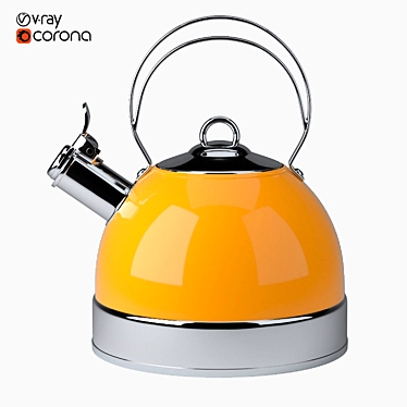 Versatile Stovetop Kettle 3D model image 1 