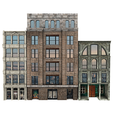 Modular Building Set 3D model image 1 