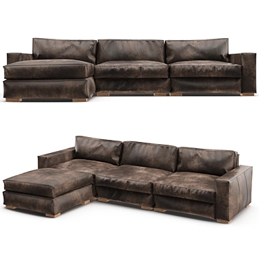  Luxe Maxwell Sofa: Timeless Elegance 3D model image 1 