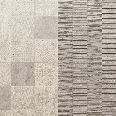 Porcelanosa Deco Durango Mosaic: Versatile Spanish Ceramic Tile 3D model image 1 