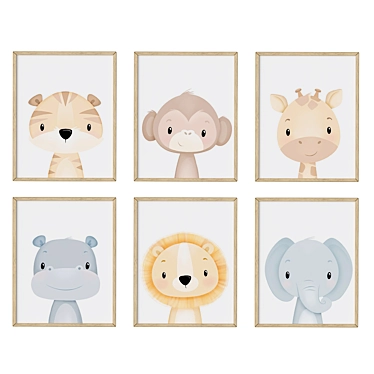 wall art, Set of nursery 03