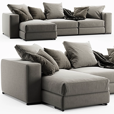 Ananta Class 3D Sofa 3D model image 1 