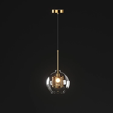 Scandlight Sabrina Bronze S Pendant Light 3D model image 1 