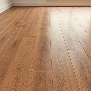 Natural Wood Laminate Parquet 3D model image 1 