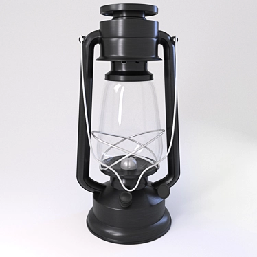 Vintage KeroLamp: Timeless Illumination 3D model image 1 