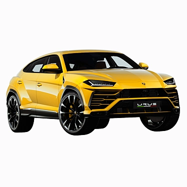 Highly Detailed Lamborghini Urus 3D Model 3D model image 1 